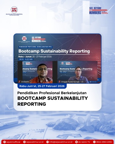 PERKUAT KOMPETENSI ESG, IAI JATIM GELAR BOOTCAMP INTENSIF SUSTAINABILITY REPORTING